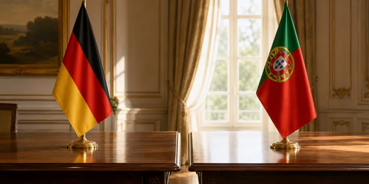 Bundeskanzler Merz empfängt portugiesischen Ministerpräsidenten