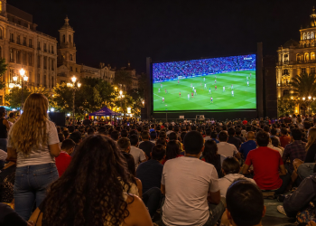 Public Viewing bis in die Nacht