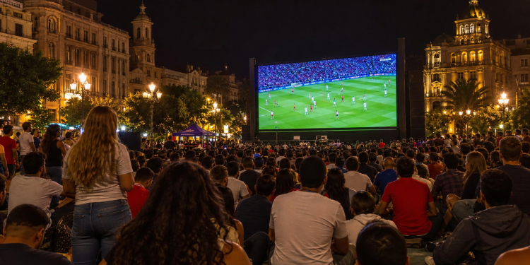 Public Viewing bis in die Nacht