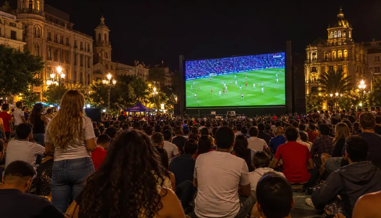 Public Viewing bis in die Nacht