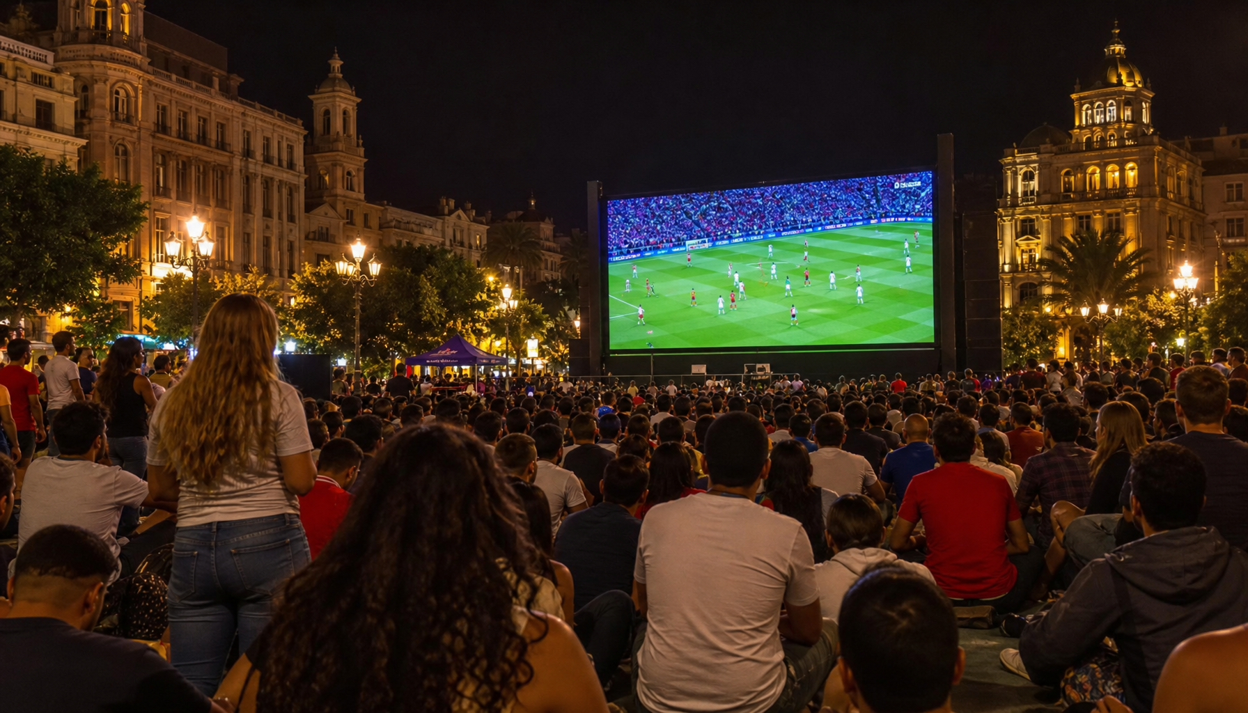 Public Viewing bis in die Nacht