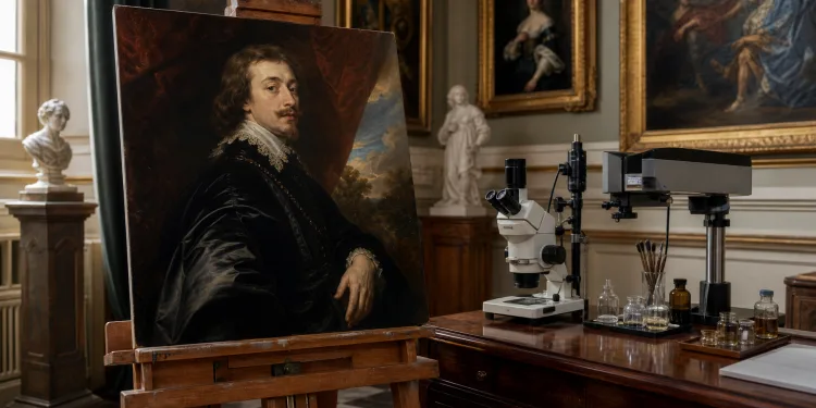 Stiftung Preußische Schlösser: Untersuchung van Dycks Werke