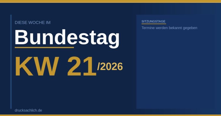 Wochenvorschau KW21/2026