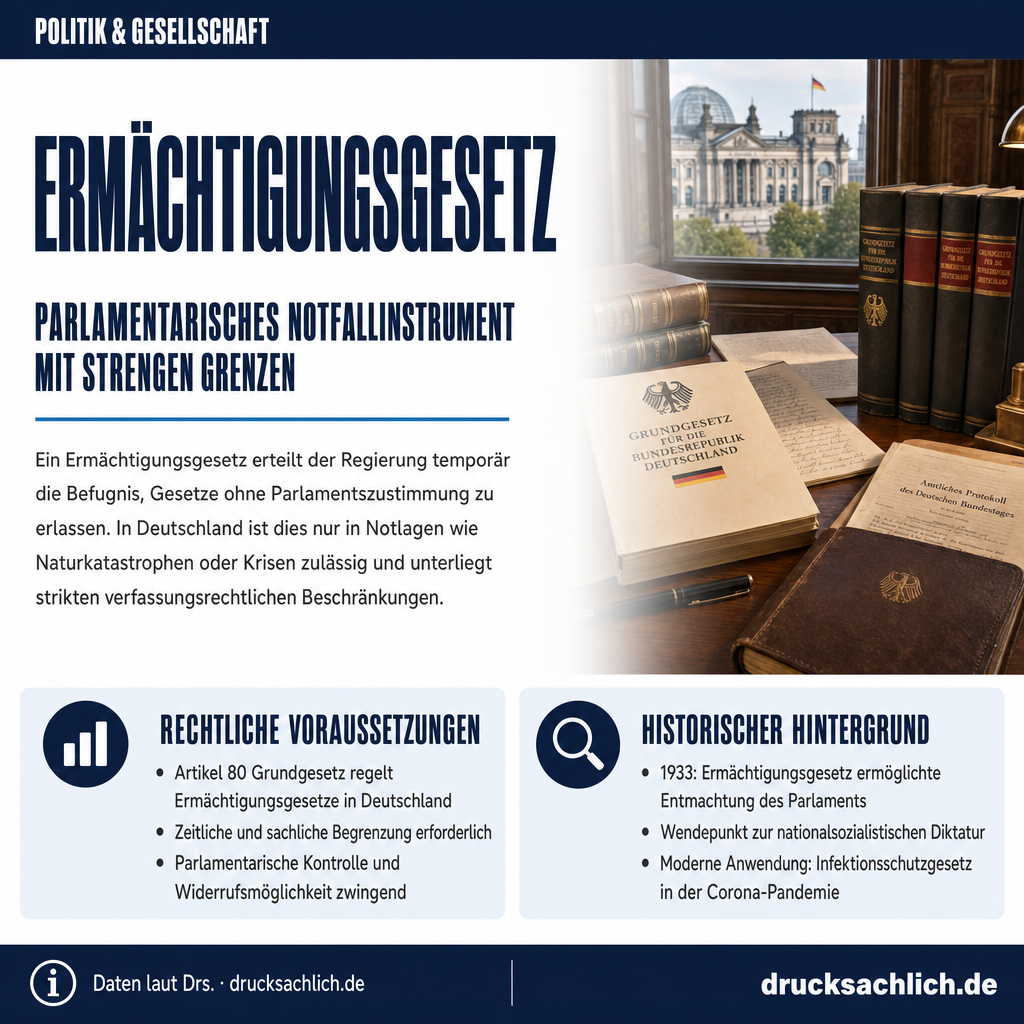 Begriff erklärt: Ermächtigungsgesetz