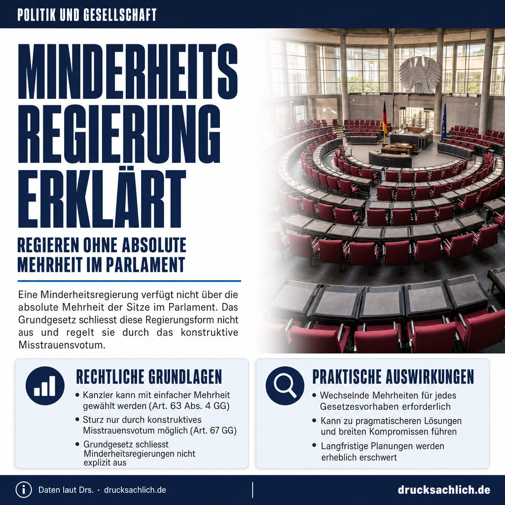 Begriff erklärt: Minderheitsregierung