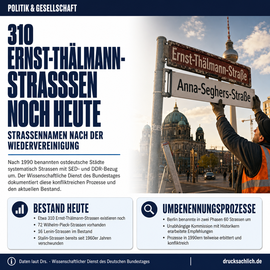 Straßenumbenennungen nach der Wiedervereinigung in Deutschland