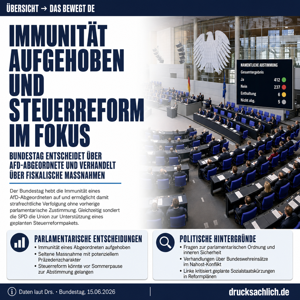 Das bewegt Deutschland — 15.06.2026