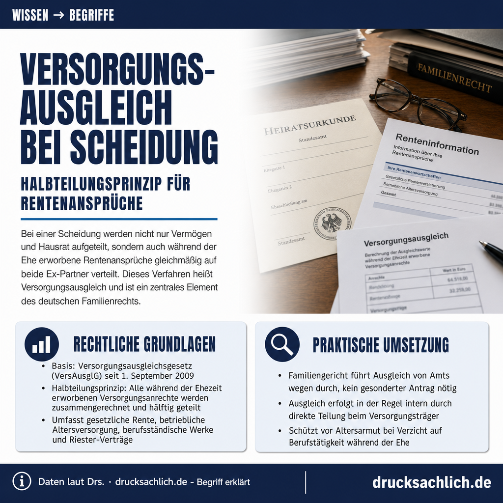 Begriff erklärt: Versorgungsausgleich