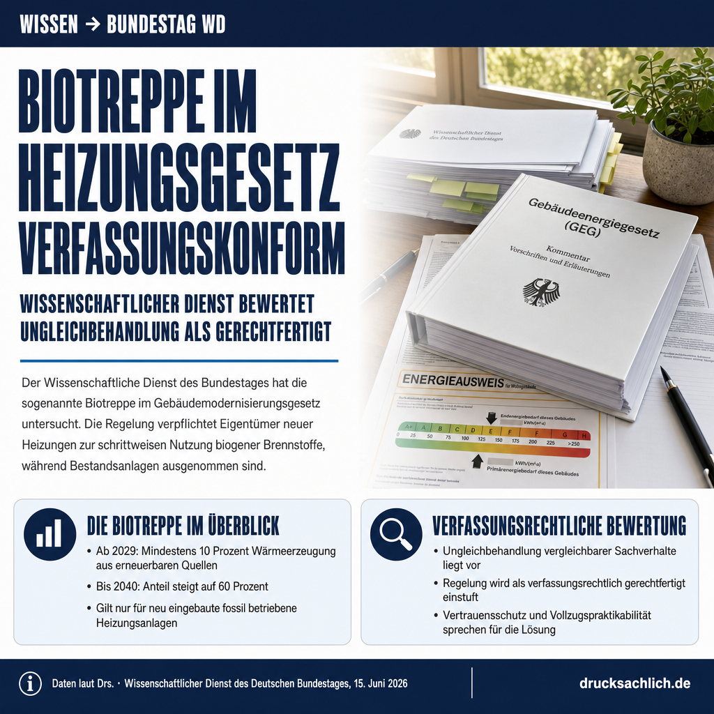 Biotreppe im Gebäudemodernisierungsgesetz verfassungsrechtlich gerechtfertigt