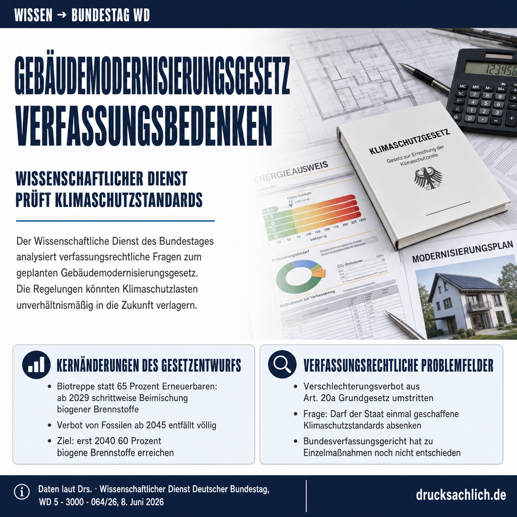 Verfassungsrechtliche Bedenken zum Gebäudemodernisierungsgesetz