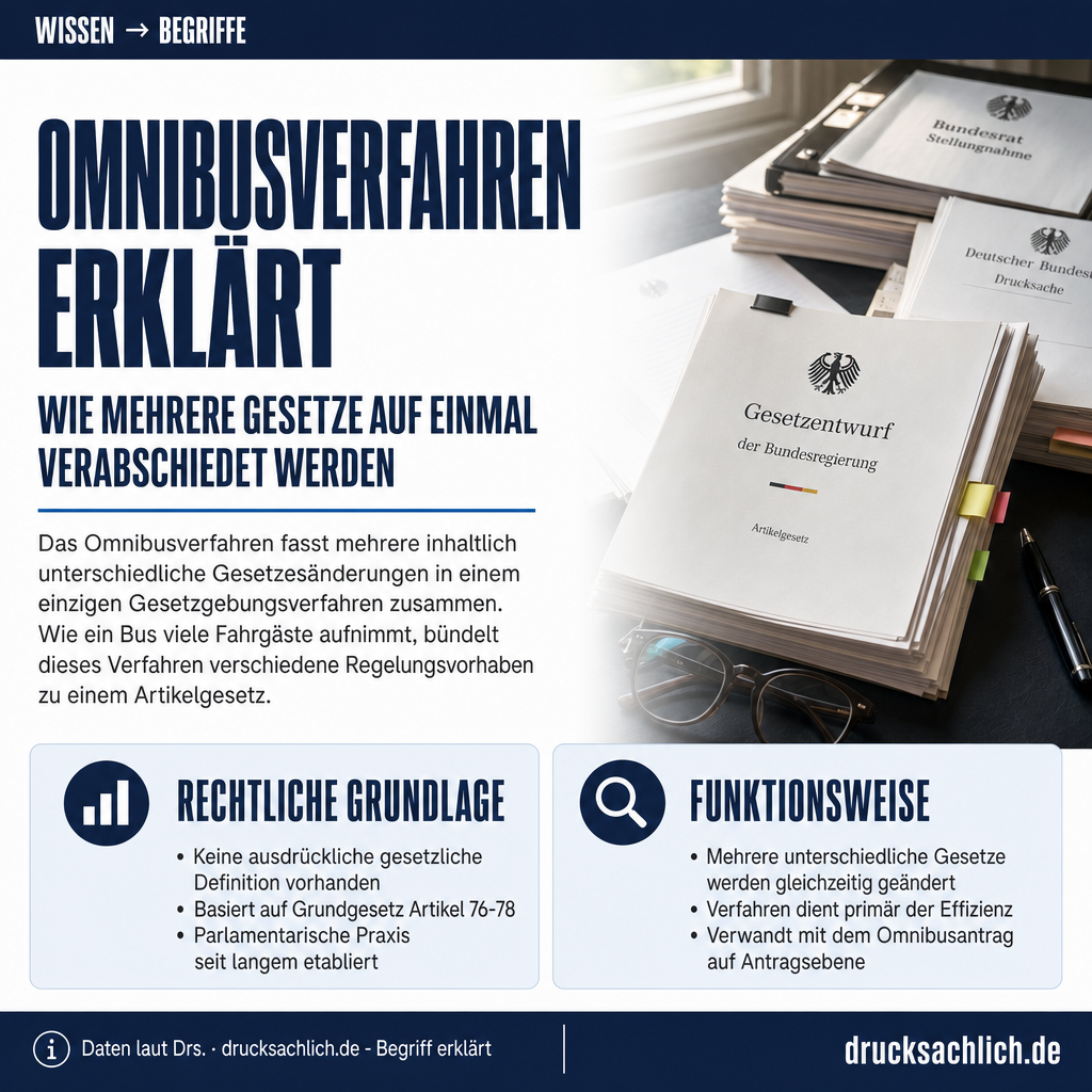 Begriff erklärt: Omnibusverfahren