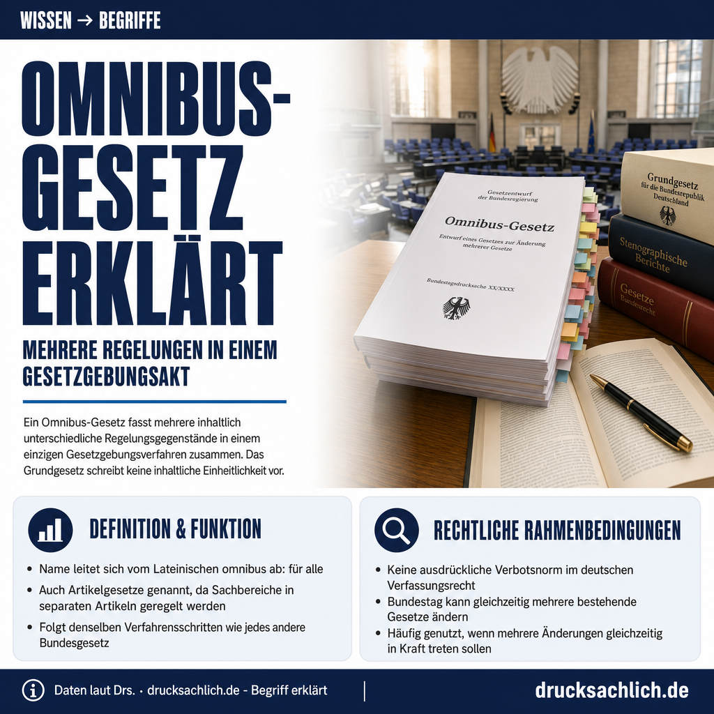 Begriff erklärt: Omnibus-Gesetz