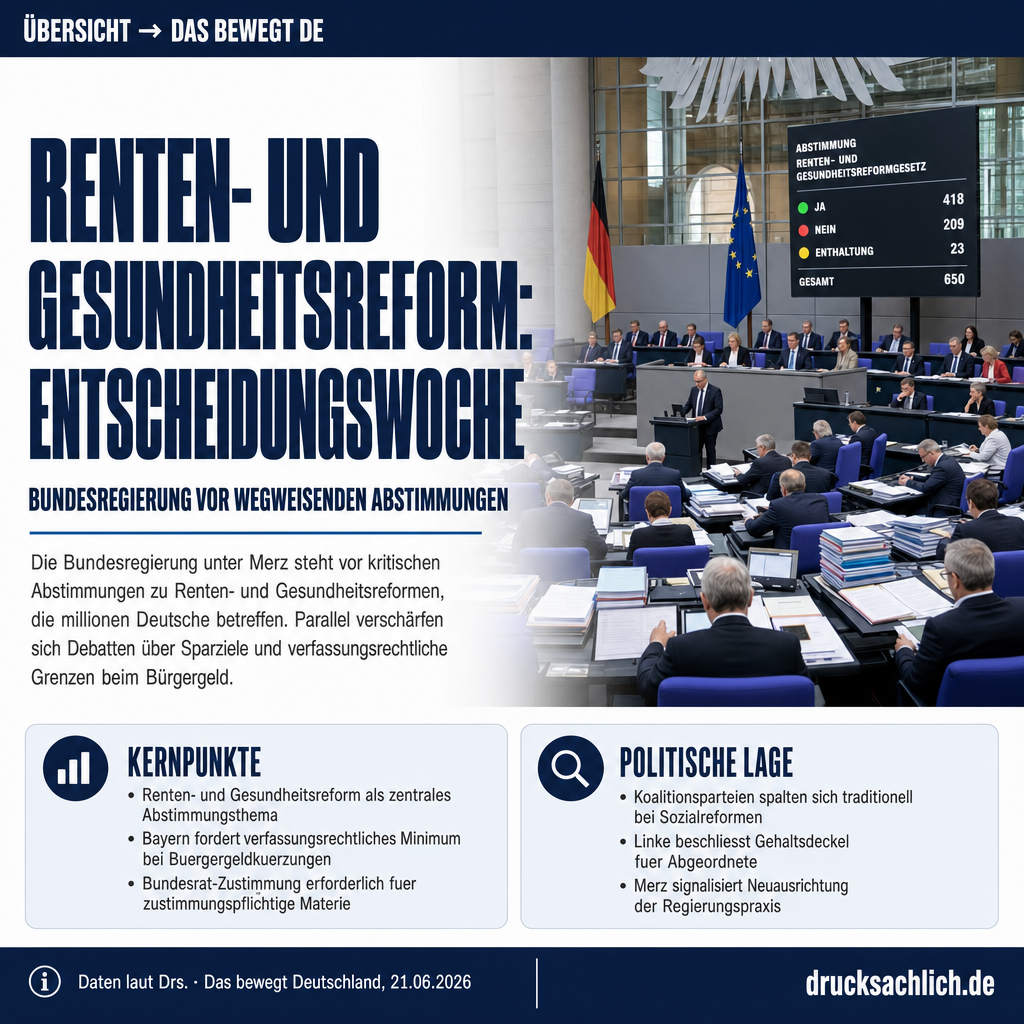 Das bewegt Deutschland — 21.06.2026