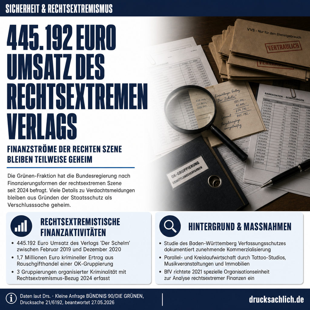 Staatsschutz: Warum die Finanzströme der rechten Szene nicht offengelegt werden