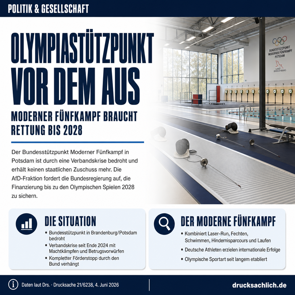 Olympiastützpunkt vor dem Aus: AfD kämpft um Modernen Fünfkampf