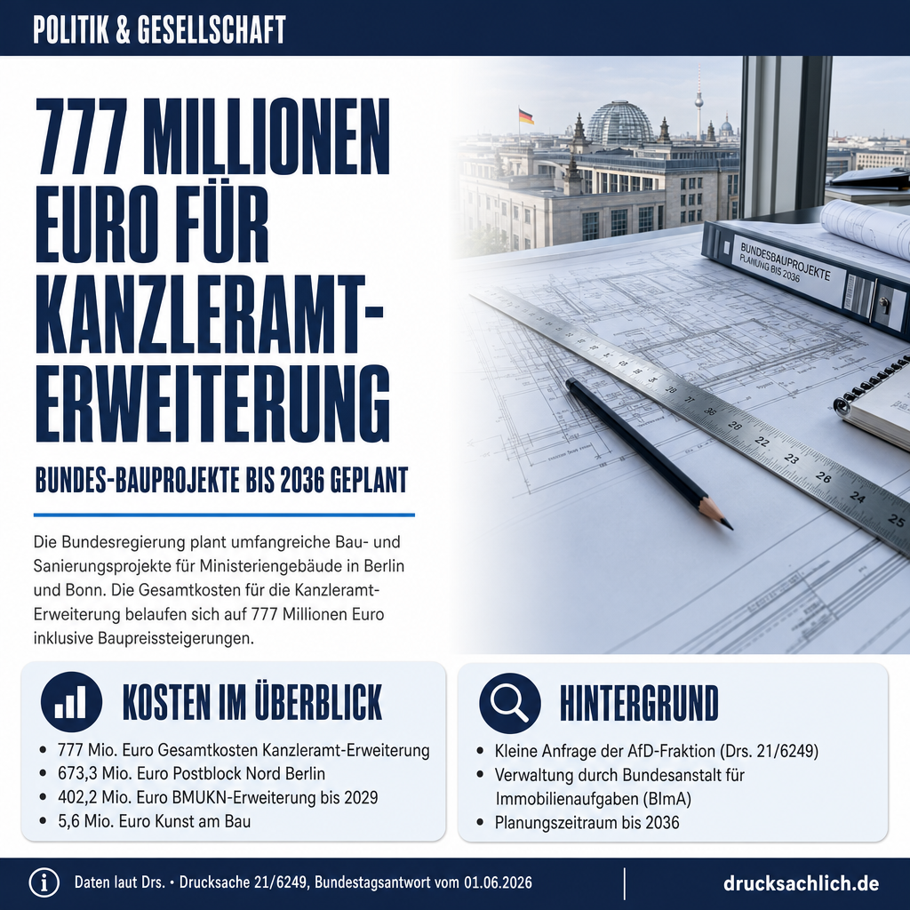777 Millionen Euro: So teuer wird der neue Kanzleramt-Bau