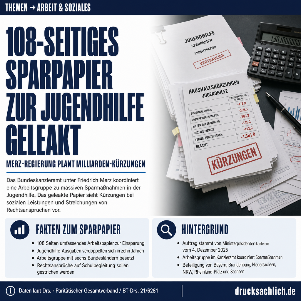Geleaktes Papier: So radikal will Merz die Jugendhilfe kürzen
