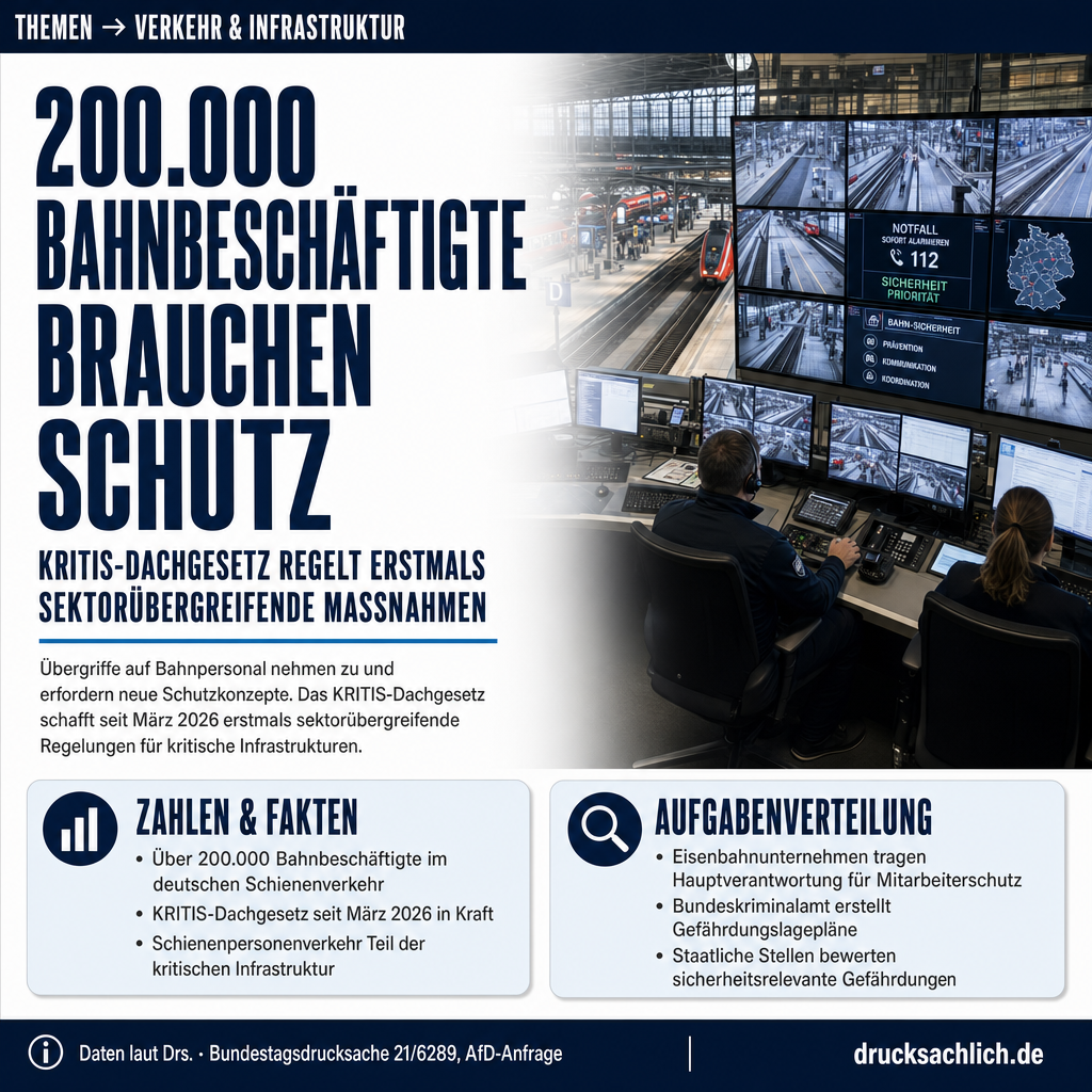 Wer schützt die Schaffner? Neue Regeln für Bahnpersonal-Sicherheit