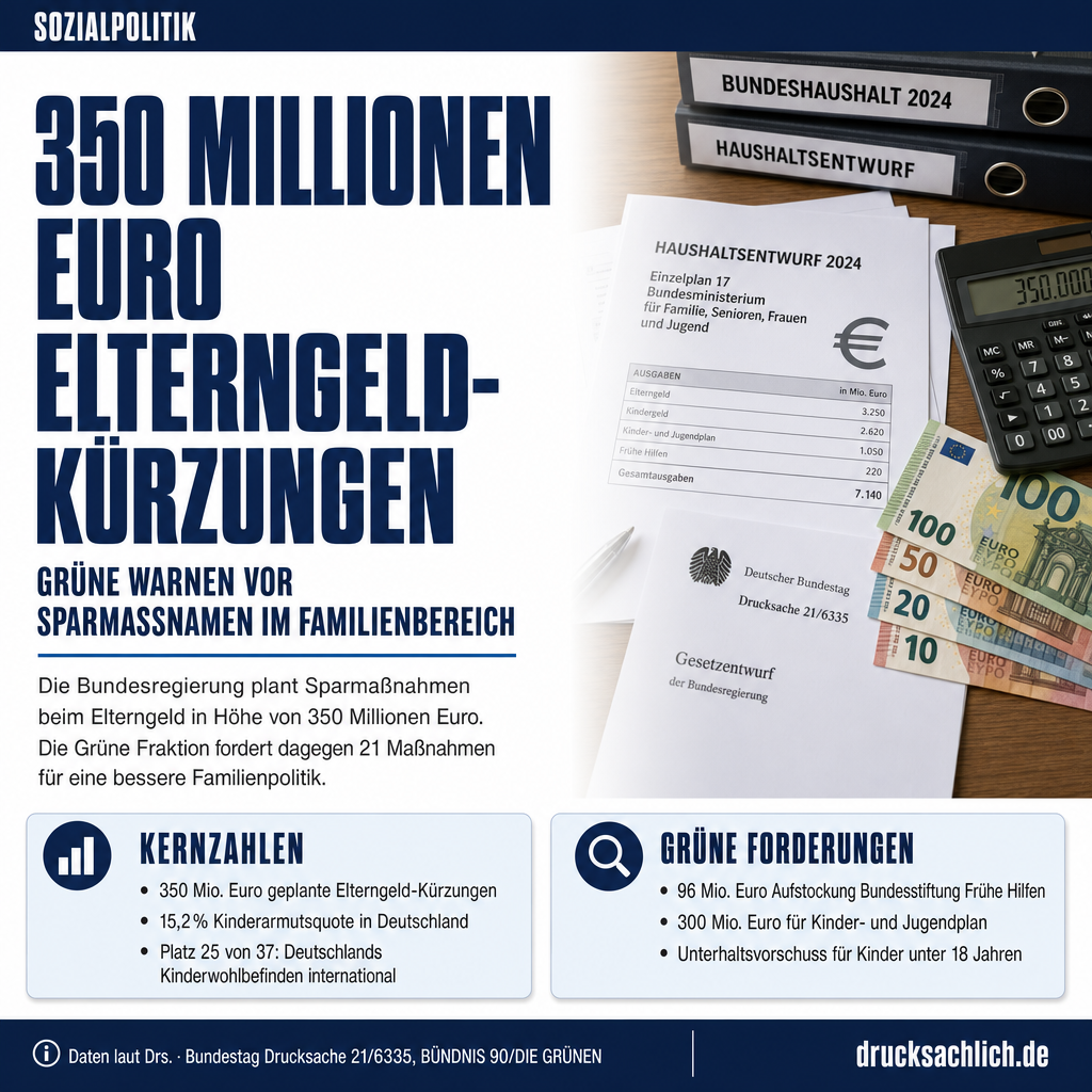 350 Mio. Euro weniger: Grüne kämpfen gegen Familienkürzungen