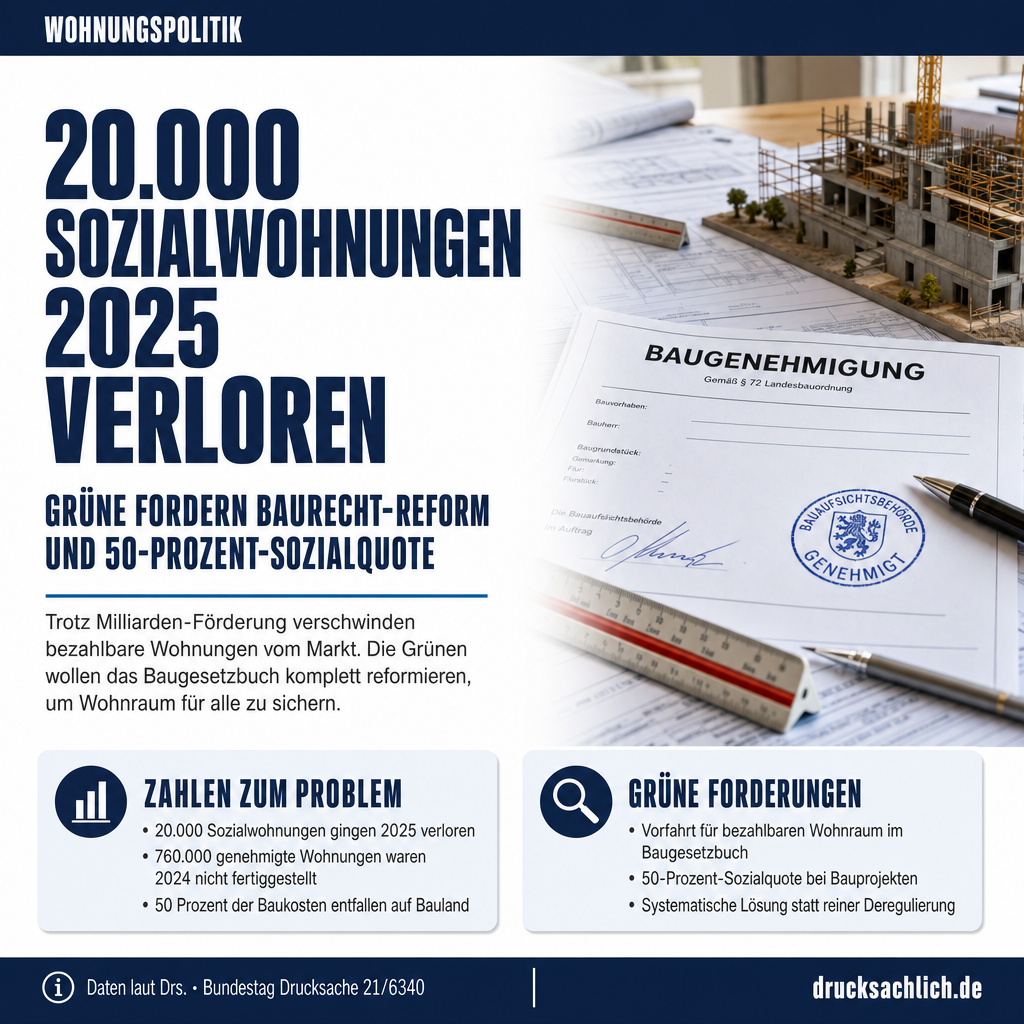 Wohnungskrise: Grüne wollen Baurecht komplett umkrempeln