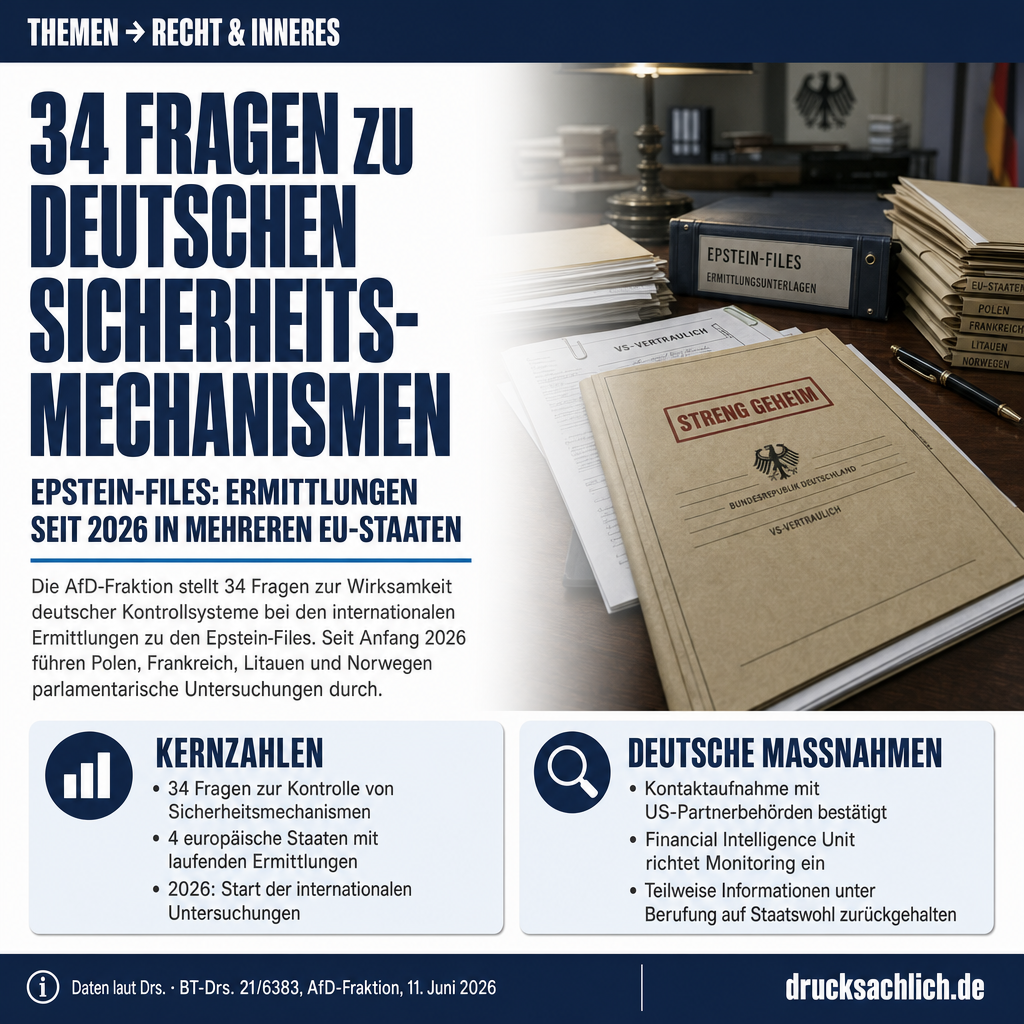 Epstein-Files: Welche Kontrollsysteme prüft Deutschland?