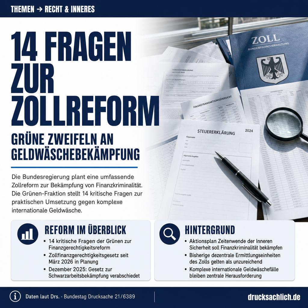 Zoll gegen Geldwäsche: Große Reform mit vielen Fragezeichen