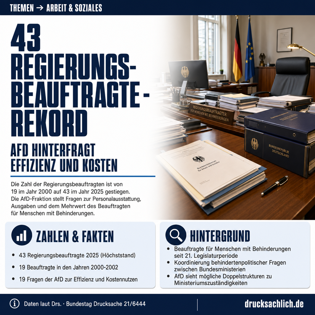 Behindertenbeauftragte: AfD fragt Kosten und Nutzen ab