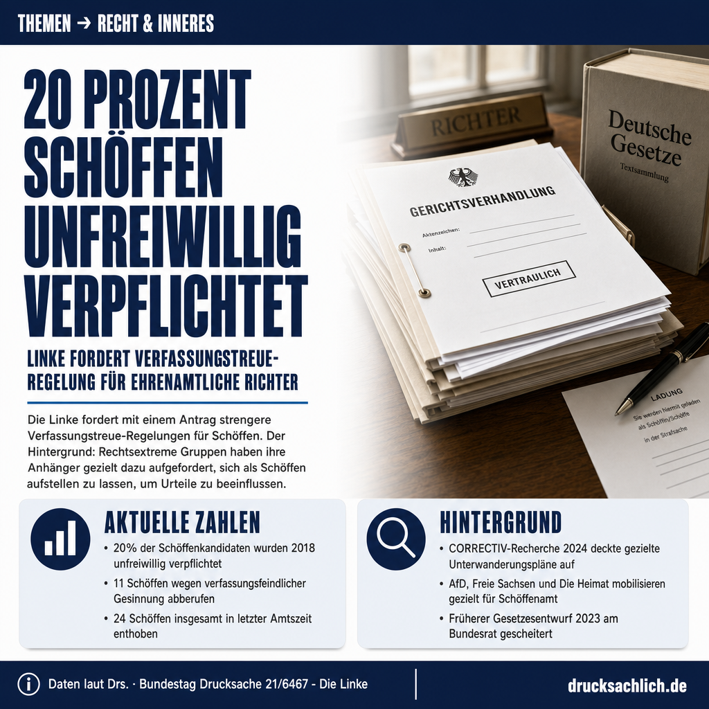 Schöffen-Reform: Linke fordert Verfassungstreue und Mutterschutz