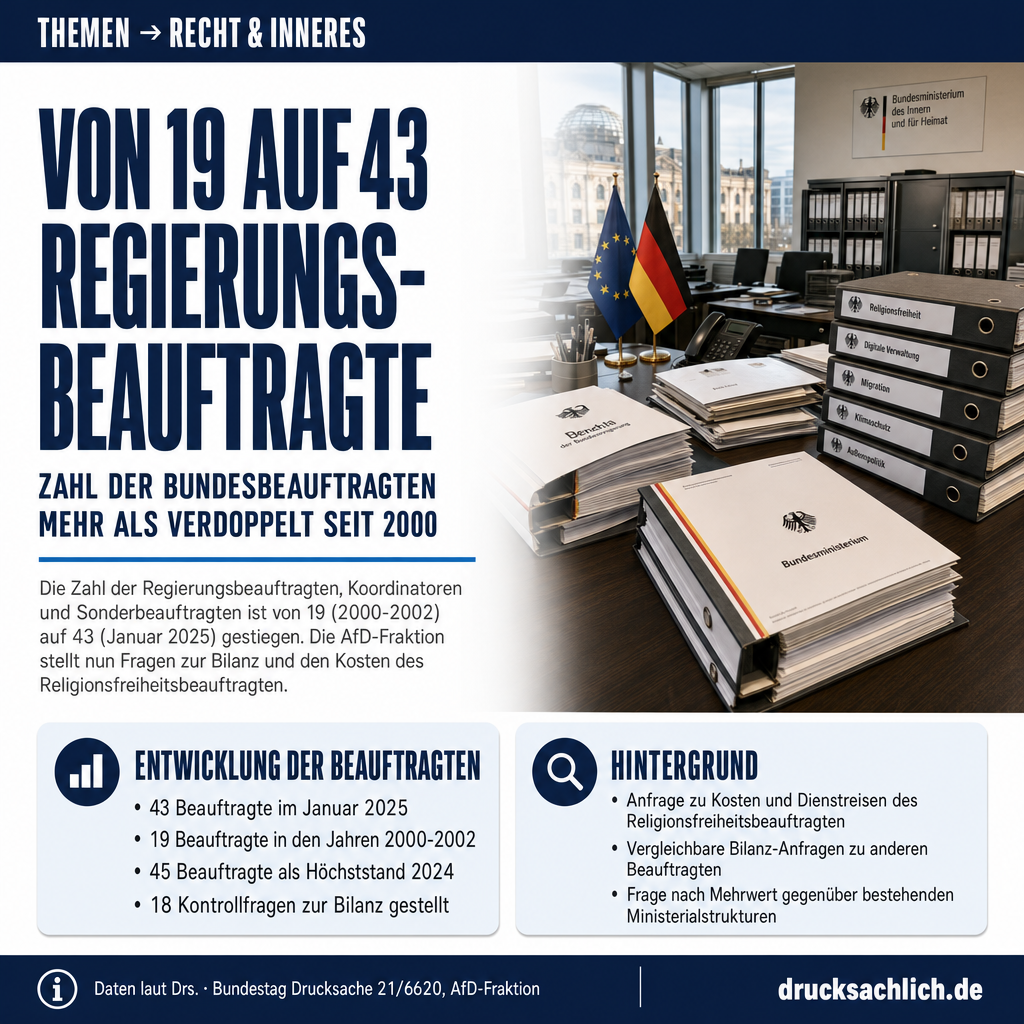 Religionsfreiheitsbeauftragter: Kosten und Bilanz nach Jahr 1