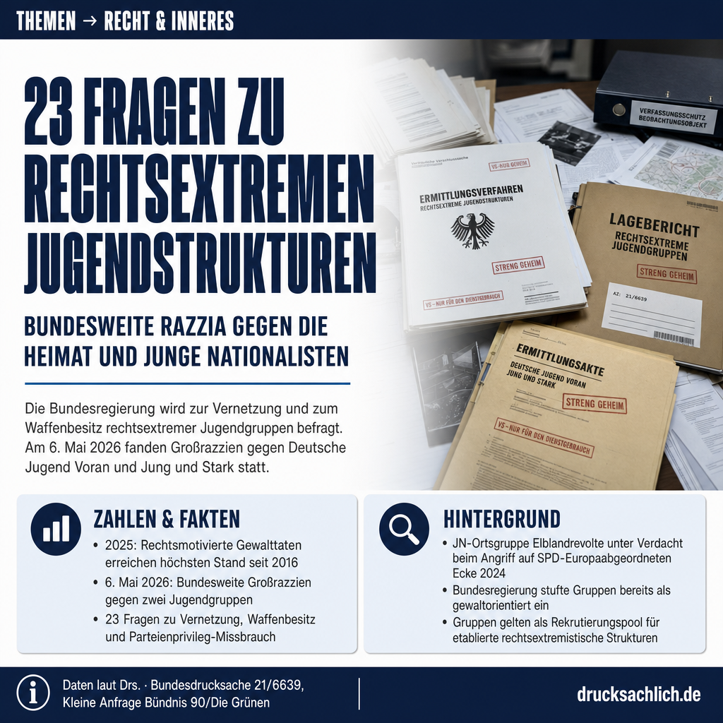 Rechtsextreme Jugendstrukturen: 23 Fragen zu Die Heimat und JN