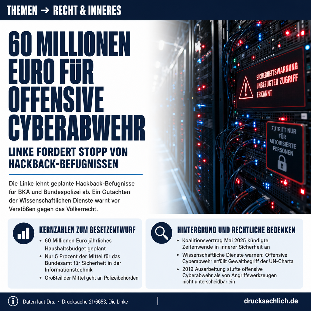 Hackbacks: Linke fordert Stopp offensiver Cyberabwehr