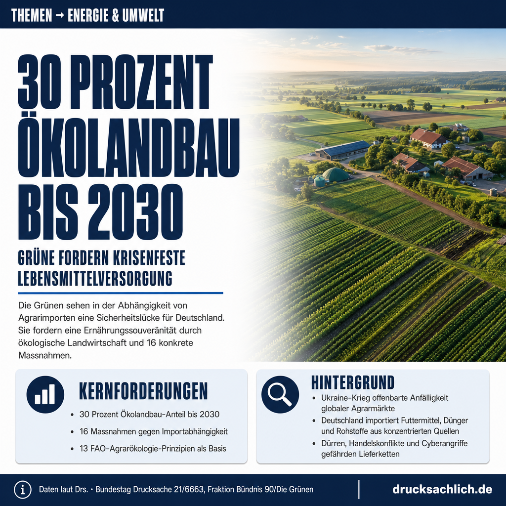 Ernährungssouveränität: Grüne fordern krisenfeste Lebensmittelversorgung