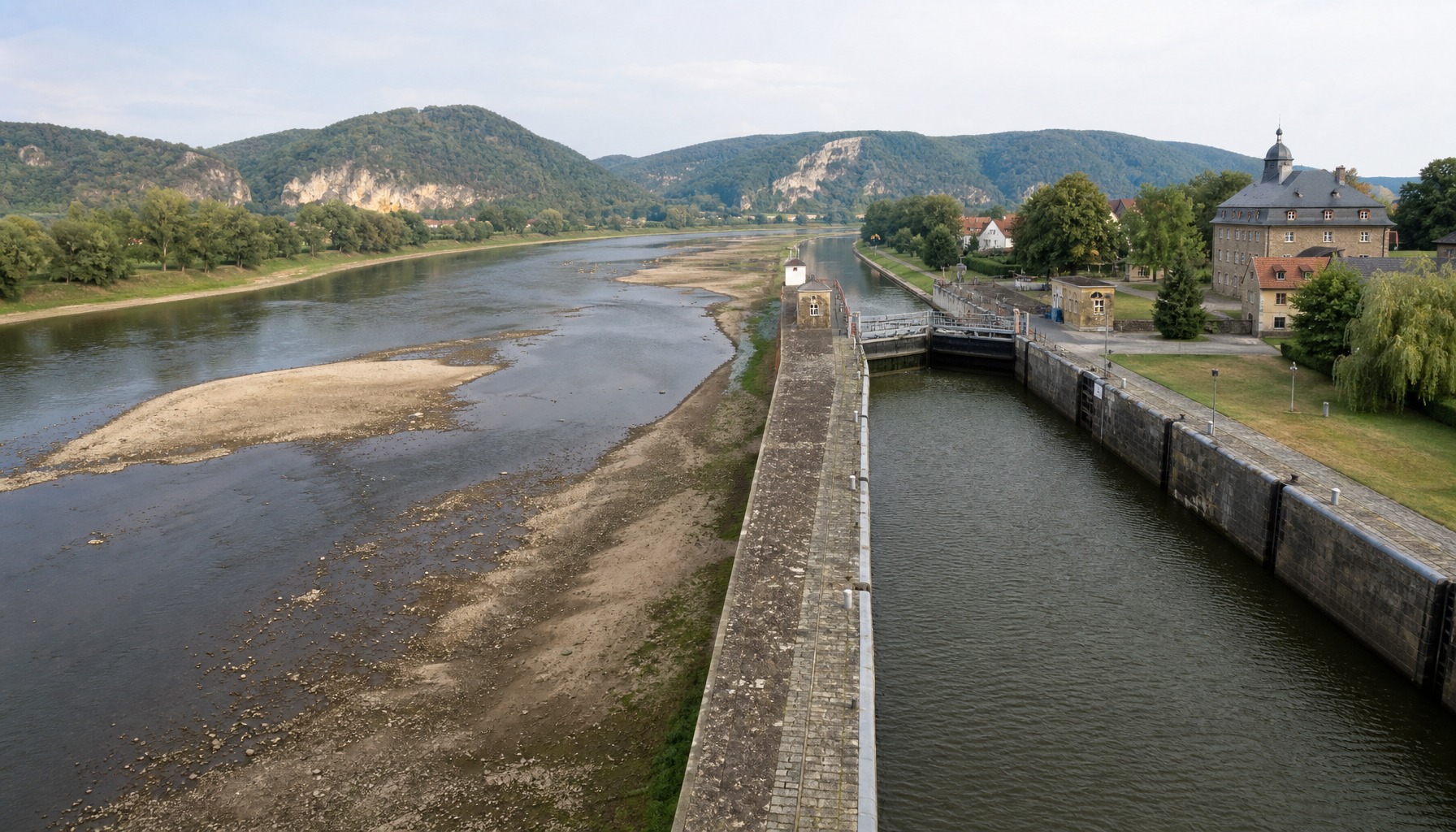 Elbe-Schiffbarkeit: AfD kritisiert deutsche Staustufen-Politik
