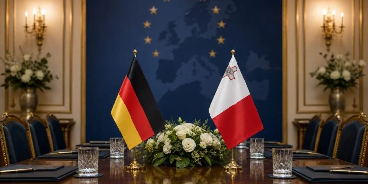 Bundeskanzler Merz gratuliert Premierminister Abela