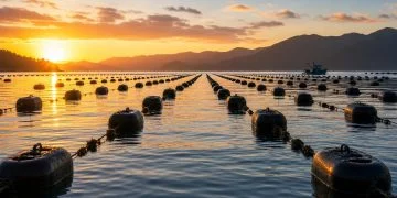 Fischzucht sinkt, Muschelproduktion boomt um 42 Prozent