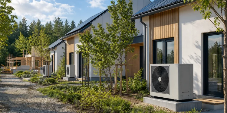 Wärmepumpen dominieren Neubau: 75 Prozent der 2025er Häuser nutzen sie