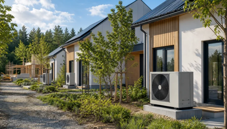 Wärmepumpen dominieren Neubau: 75 Prozent der 2025er Häuser nutzen sie