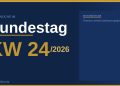 Diese Woche im Bundestag – KW24/2026