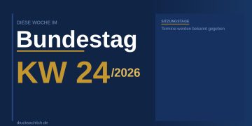 Diese Woche im Bundestag – KW24/2026