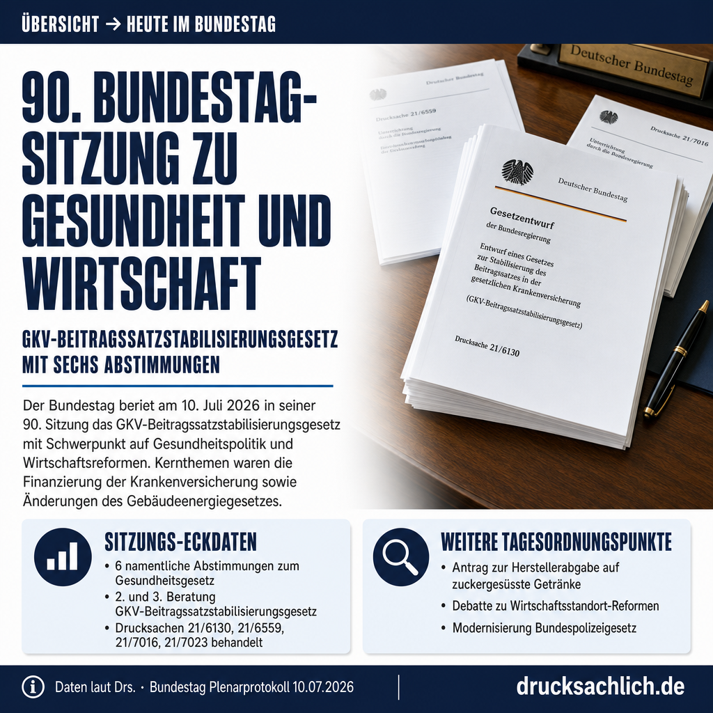 Heute im Bundestag – 10.07.2026