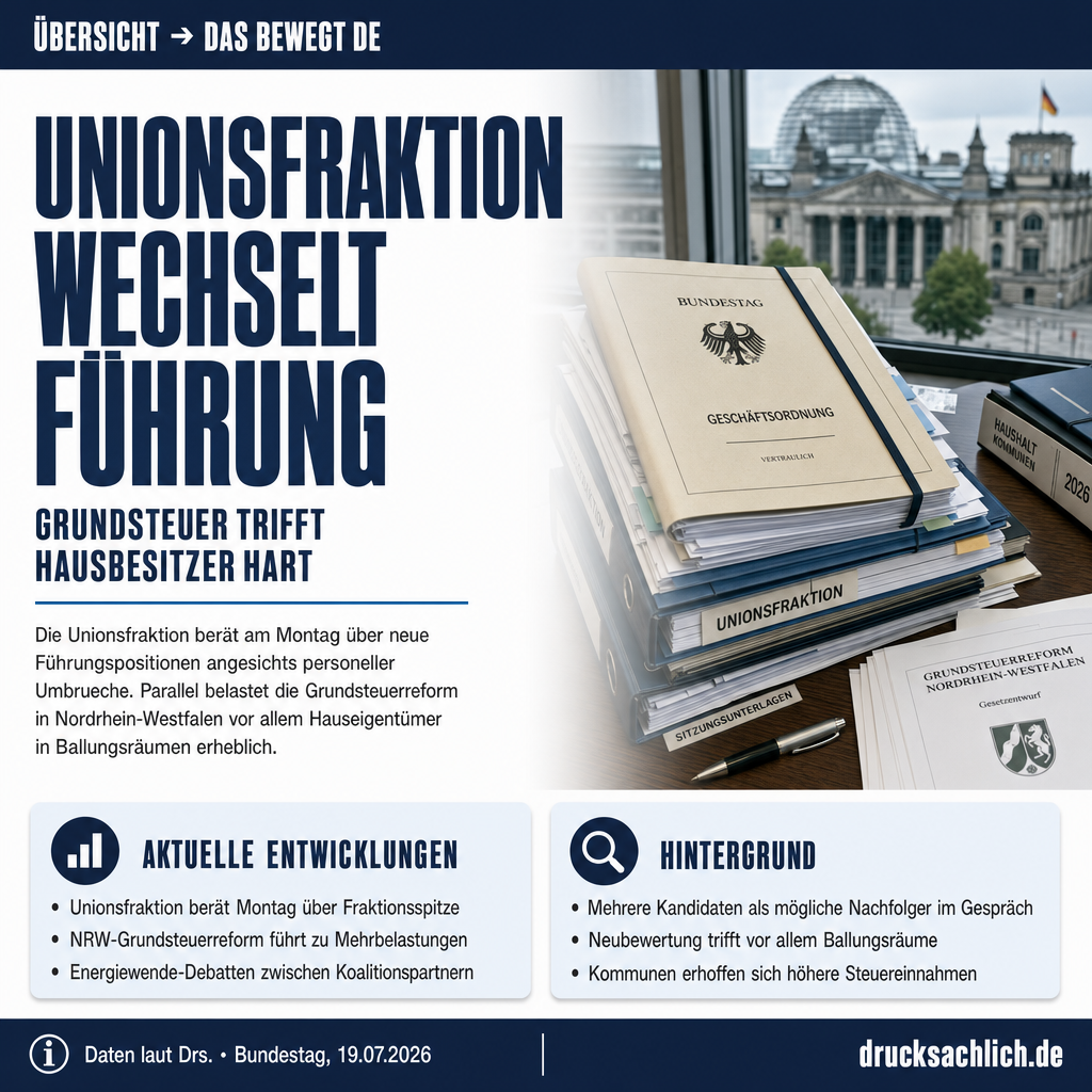 Das bewegt Deutschland — 19.07.2026