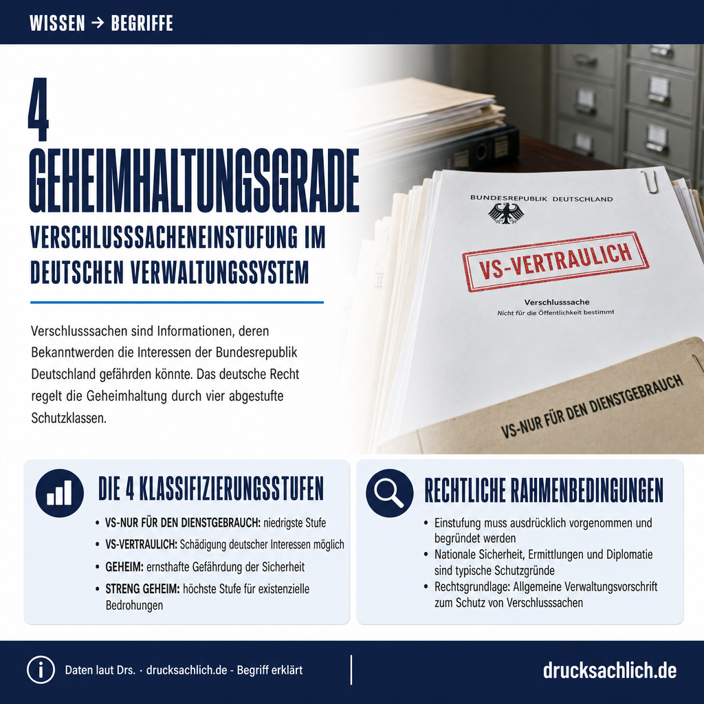 Begriff erklärt: Verschlusssacheneinstufung