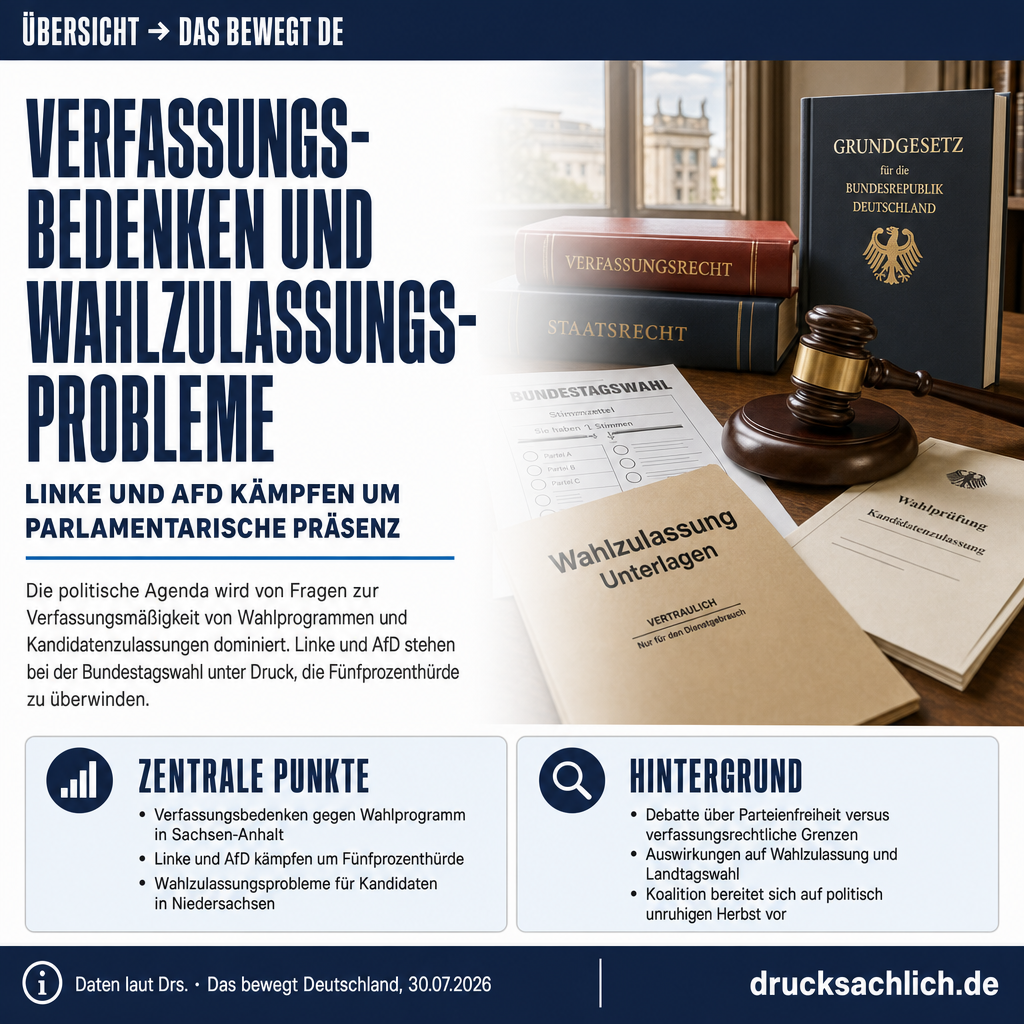Das bewegt Deutschland — 30.07.2026