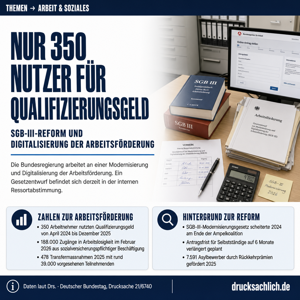 SGB-III-Reform: Arbeitslosenversicherung wird digitalisiert