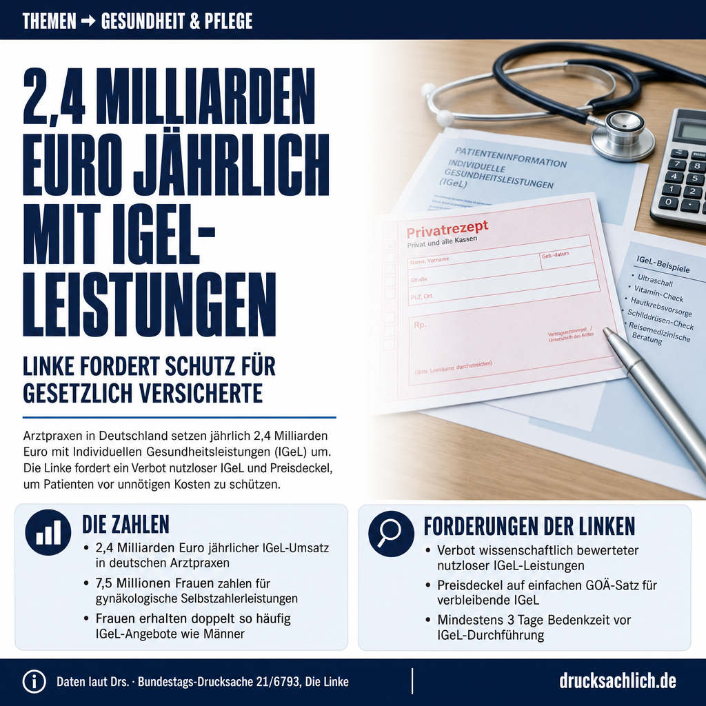 IGeL-Reform: Linke fordert Schutz für GKV-Versicherte