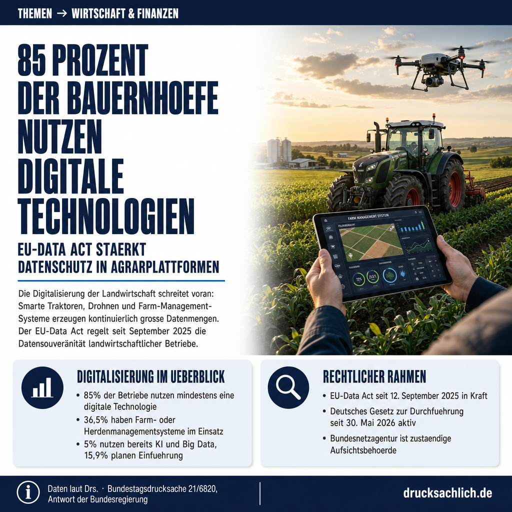 Datensouveränität in der Landwirtschaft: KI und Agrarplattformen