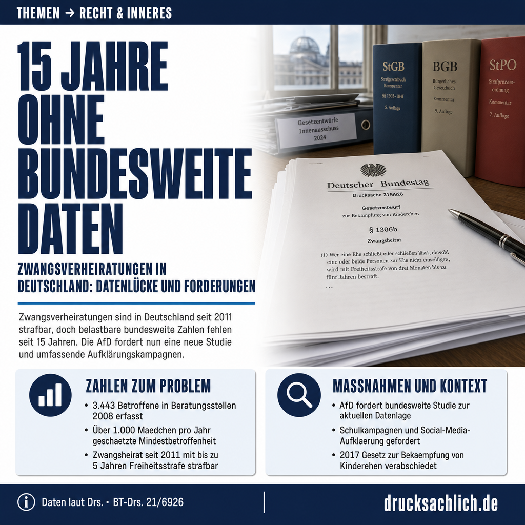 Zwangsverheiratung: AfD fordert Studie und Aufklärungskampagnen