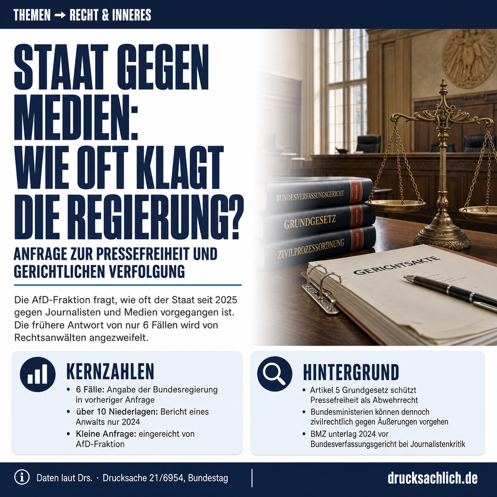 Pressefreiheit: Klagt der Staat zu oft gegen Medien?