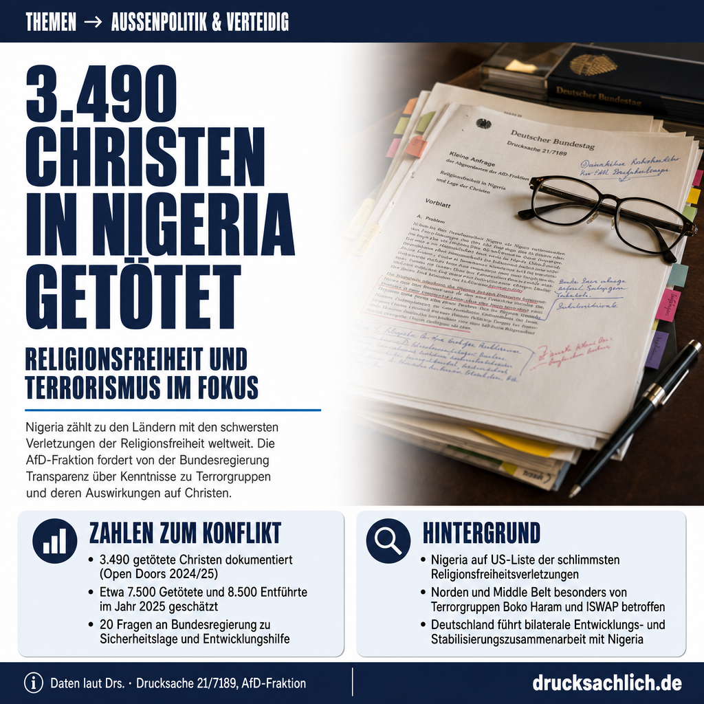Christen in Nigeria: Gewalt durch Terrorgruppen und Milizen