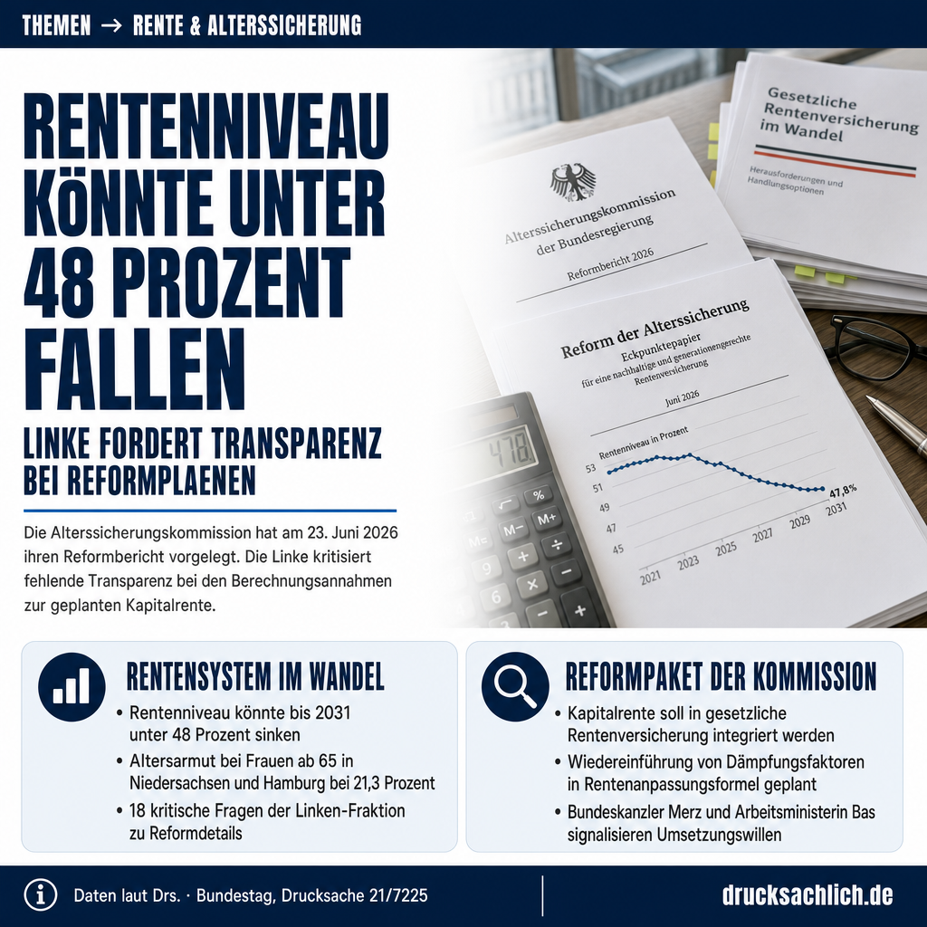 Alterssicherungskommission: 18 Fragen zu Rentenberechnungen